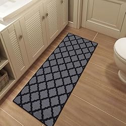 Machine Washable Moroccan Trellis Design Non-Slip