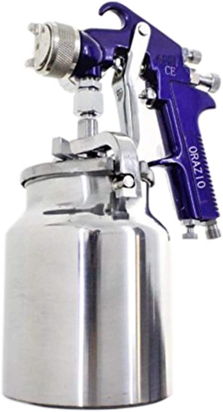 ORAZIO Paint Spray Gun 1000CC Suction Feed High Pressure for Large Volume Trucks Fence Furniture Painting Gun 221260A
