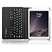 iPad Mini Case with Keyboard, Boriyuan 360 Degree Rotating Stand Detachable Wireless Bluetooth Keyboard PU Leather Cover for Apple iPad Mini 1/Mini 2/Mini 3 with Screen Protector and Stylus, Black