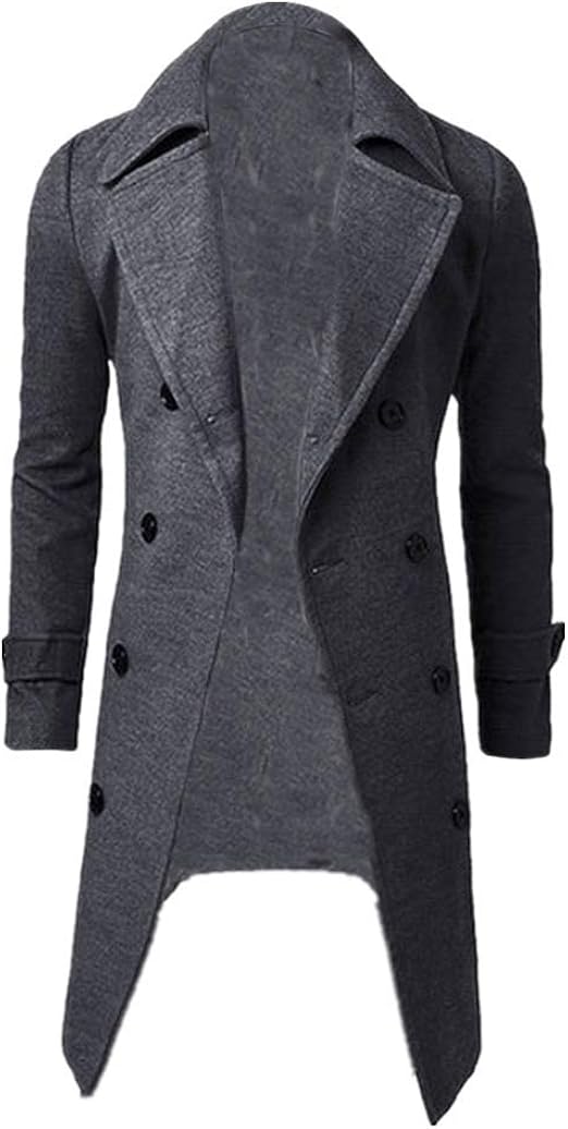 gray trench coat mens