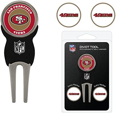 Team Golf NFL Adult-Unisex Signature Divot Tool and 2 Extra Markers Team Golf NFL Adult-Unisex Signature Divot Tool and 2 Extra Markers