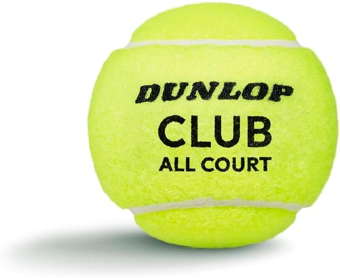 Dunlop Pelotas de Tenis Club All Court, 3 Pelotas