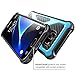 Galaxy S7 Case, i-Blason Prime Kickstand Samsung Galaxy S7 2016 Release Heavy Duty Dual Layer Combo Holster Cover case with Locking Belt Swivel Clip (Blue)