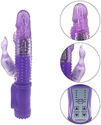 Magic Wand Rabbit Body Msaager - 12 Speeds Rotating Versatility Wand for Women Purple