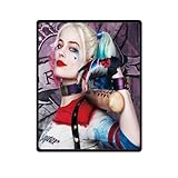 Scottshop Best Seller Blankes,Custom Suicide Squad Harley Quinn Fleece Blankets 40x50 Inch, Throws Blankets Cotton Blanket Indoor / Outdoor Blanket