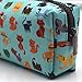 LParkin Cute Cat Pencil Case Pouch Make Up Case Stationary Kawaii Pencil Box Teacher Gift Gadget Bag Cosmetic Bag