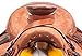 PREMIUM GAITED ROUGH OUT WESTERN RANCH ROPING ROPER PLEASURE TRAIL HORSE LEATHER SADDLE TACK SET 15 16 17 (16)thumb 2