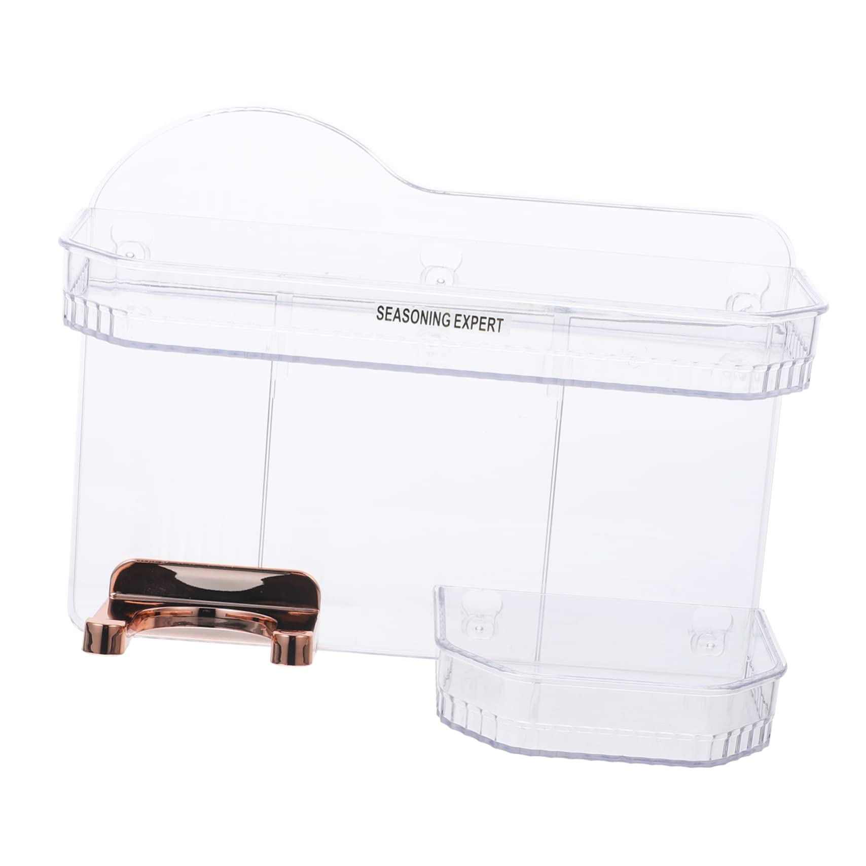 Mikinona バスルーム収納ラック 壁掛けバスケット 家庭用浴室棚 浴室照明器具 装飾 台所 パンチフリースタンド 壁掛けラック ハンギングラック ペット Transparent