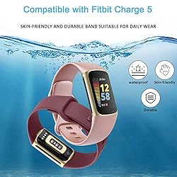 Meliya Replacement Silicone Wristbands for Fitbit