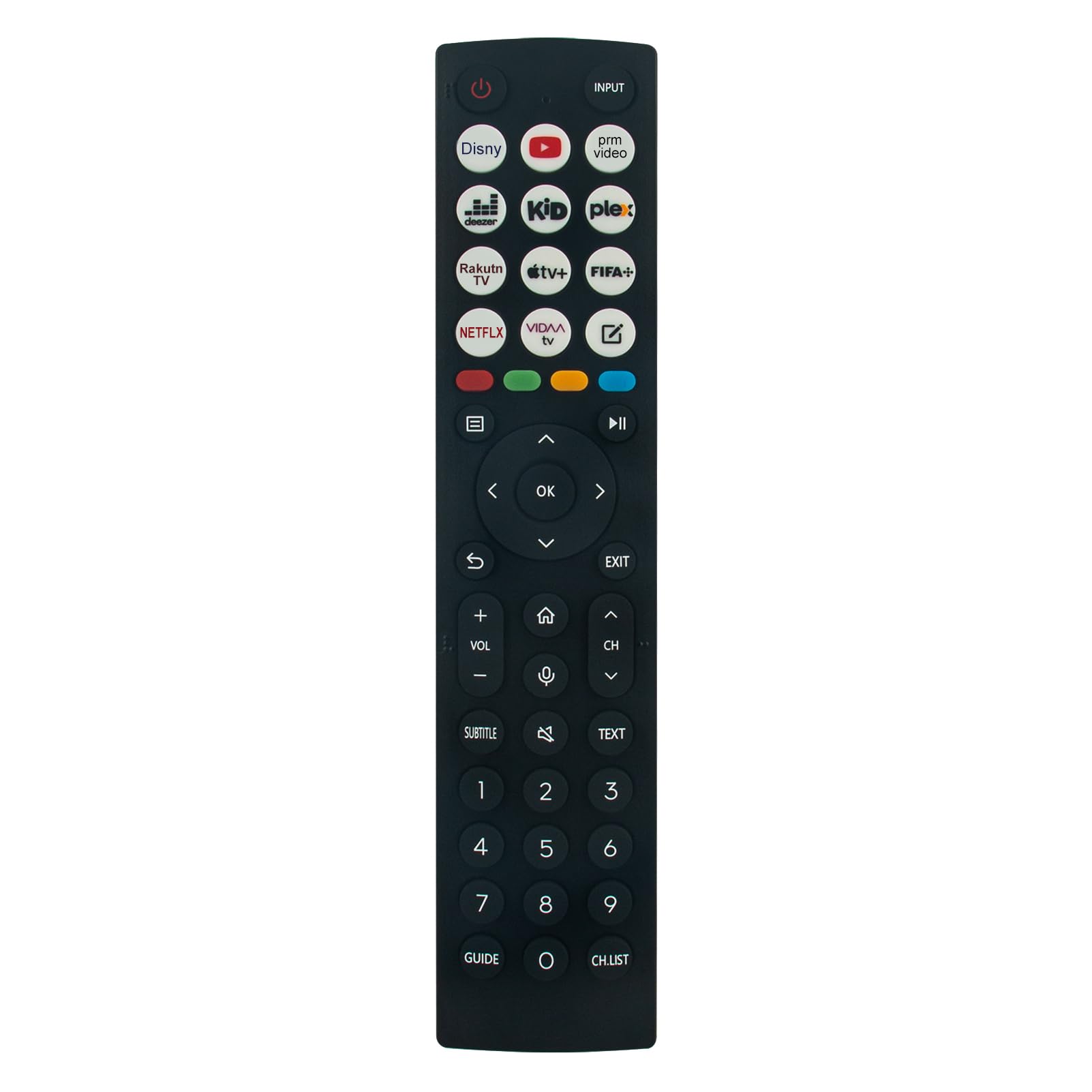 VINABTY ERF2J36H ERF2J36 (0011) Replacement Voice Remote Compatible with Hisense TV 43A6BG 50A6BG 58A6BG 55A6BG 65A6BG 70A6BG 75A6BG 85A6BG