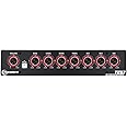Taramp's TEQ 7 Stereo 7-Band Graphic Equalizer RCA Input 2 Channels HPF and LPF Filters Mute Function Car Audio Mixer Equalizer EQ, Best Control for Car, Boat, Motorcycle - TEQ7 Red
