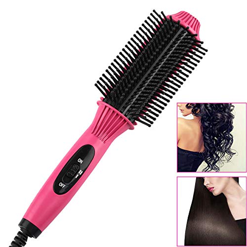 Alexsix 2 in 1 Mini Straight Hair Curler Professional Hair Curling Iron Hair Styling Tools - Thumbnail 2