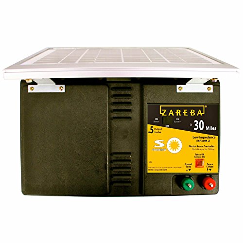Zareba ESP30M-Z Solar-Powered Low-Impedance 30-Mile-Range Charger