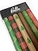 Note Card Cafe Bella Kraft Christmas Wrapping Paper | 6 Pack | 30 x 120 inch Rolls | Rustic, Minimalist Designs | Holidays, Christmas, Gifts, Presents, Exchanges, Showers | Recyclable, Biodegradable