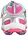 Skechers Kids Girls' Skech-Air Ultra-Bity Bubbles Running Shoe, Silver/Pink/Blue, 8 M US Toddler