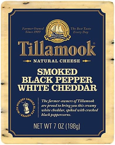 Tillamook Cheese Smoked Black Pepper White Cheddar 7 oz.