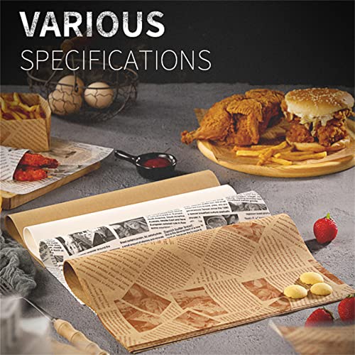 120Pcs Deli Wrap Paper, Foodgrade Grease Proof NonStick Food Wrapping