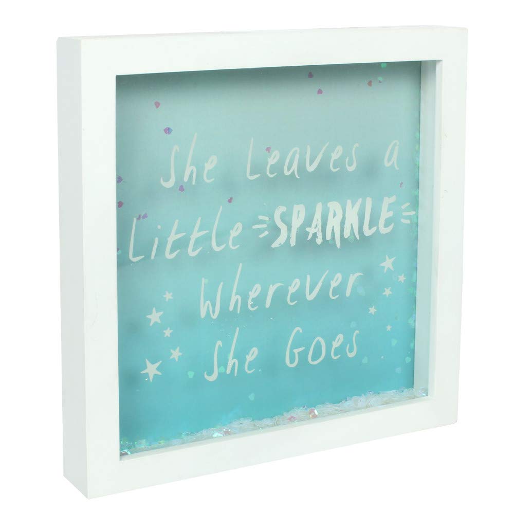 Something Different ME_59226 Box Frame, White,H20cm x W20cm x D3cm