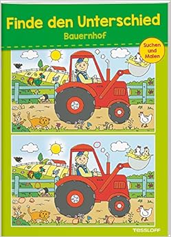 Finde den Unterschied Bauernhof: 24 kniffelige Suchbilder mit
