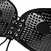 Silicone Invisible Bra Strapless Adhesive Reusable Push-up Bras with Drawstring #2 Black D