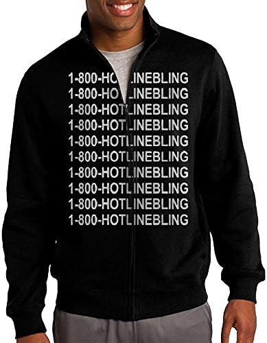 Men's 1800 Hotline Bling Zip Up Hoodie Jacket