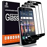 [3-Pack] MP-MALL Screen Protector for LG Stylo 3, [Tempered Glass][Full Cover] with Lifetime Replacement Warranty