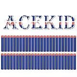 Acekid 200 Pcs 7.2cm Refill Foam Darts Bullet for Nerf N-strike Elite Series Blasters Kid Toy Gun Refill Pack Blue