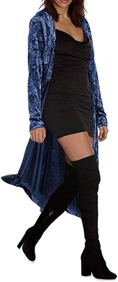 long velvet cardigan uk