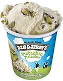 Ben & Jerry's - Vermont's Finest Ice Cream, Non-GMO - Fairtrade - Cage-Free Eggs - Caring Dairy - Responsibly Sourced Packaging, Pistachio Pistachio, Pint (4 Count)