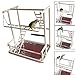 QBLEEV Bird’s Nest Play Stand Parrot Perch Playground Playgym Playstand Swing Bridges Tray Wood Climb Ladder Wooden Perches Parakeets African Grey Cockatiel (Include Breeding Box (16″ L10 W15 W))thumb 3
