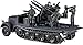 HASEGAWA 31114 SdKfz7 8-Ton Half Track with Quad 20mm AA Guns (1/72 Scale)