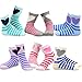 TeeHee (Naartjie) Kids Girls Fashion Variety Cotton Crew 18 Pair Pack Gift Box (3-5 Years, Fashion)