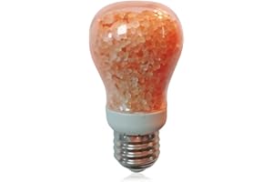 Himalayan Glow 60-Watt Salt Light Bulb - 1 Count, Dimmable, Fits Most Salt Lamps, Warm Ambiance, Room Decor, Home Decor, Energy Efficient, Long Lasting, Relaxation, Gift