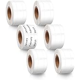 Labelife Compatible File Folder Labels Replace for Dymo Label 30327 (30576) 9/16" x 3-7/16" LW 1-Up Labels for 450, 450 Turbo, 450 Twin Turbo, 450 Duo, 4XL, 400 Printer, 6 Rolls