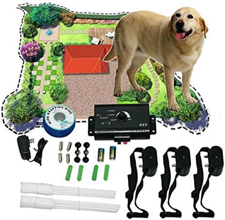 New Underground Shock Collar 3 Collars Pet Dog Electric Fence