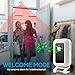 BIBENE Wireless Infrared Welcome Doorbell Chime Kit 1 Receiver,1 PIR Motion Sensor Alert Detect Security Alarm Greeting Warning Entry for Shop Store