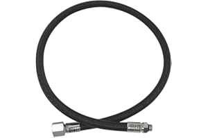 XS Scuba Miflex Low Pressure Braided Hoses - Black, 36"
