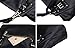AINIMOER Women Vintage Soft Genuine Leather Tote Shoulder Bag Top-handle Cross body Handbags Ladys Purse(Black)