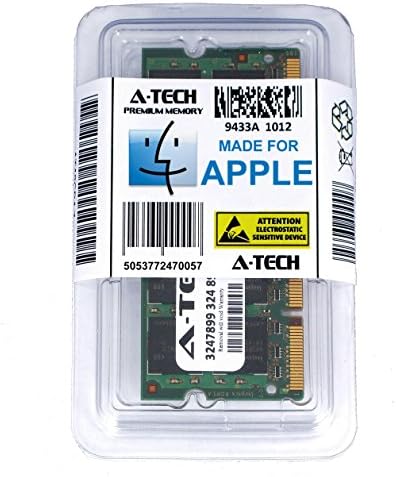 A-Tech for Apple 4GB Module PC2-6400 800MHz iMac MacBook Early 2008 Mid 2009 MC240LL/A A1181 MB323LL/A A1224 MB324LL/A MB325LL/A A1225 MB398LL/A Memory RAM