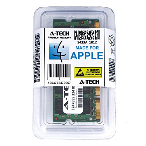 A-Tech for Apple 4GB Module PC2-6400 800MHz iMac MacBook Early 2008 Mid 2009 MC240LL/A A1181 MB323LL/A A1224 MB324LL/A MB325LL/A A1225 MB398LL/A Memory RAM