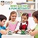Dinosaur Toys - 12 Surprise Dinosaur Eggs Building Blocks STEM Toys for Boys & Girls - 7-in-1 Kids Toys - Educational Toys Perfect for Dinosaur Party Favors for Kids & Dinosaur Party Supplies