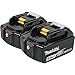 Makita BL1850B-2 18V LXT Lithium-Ion 5.0Ah Battery Twin Pack (Renewed)