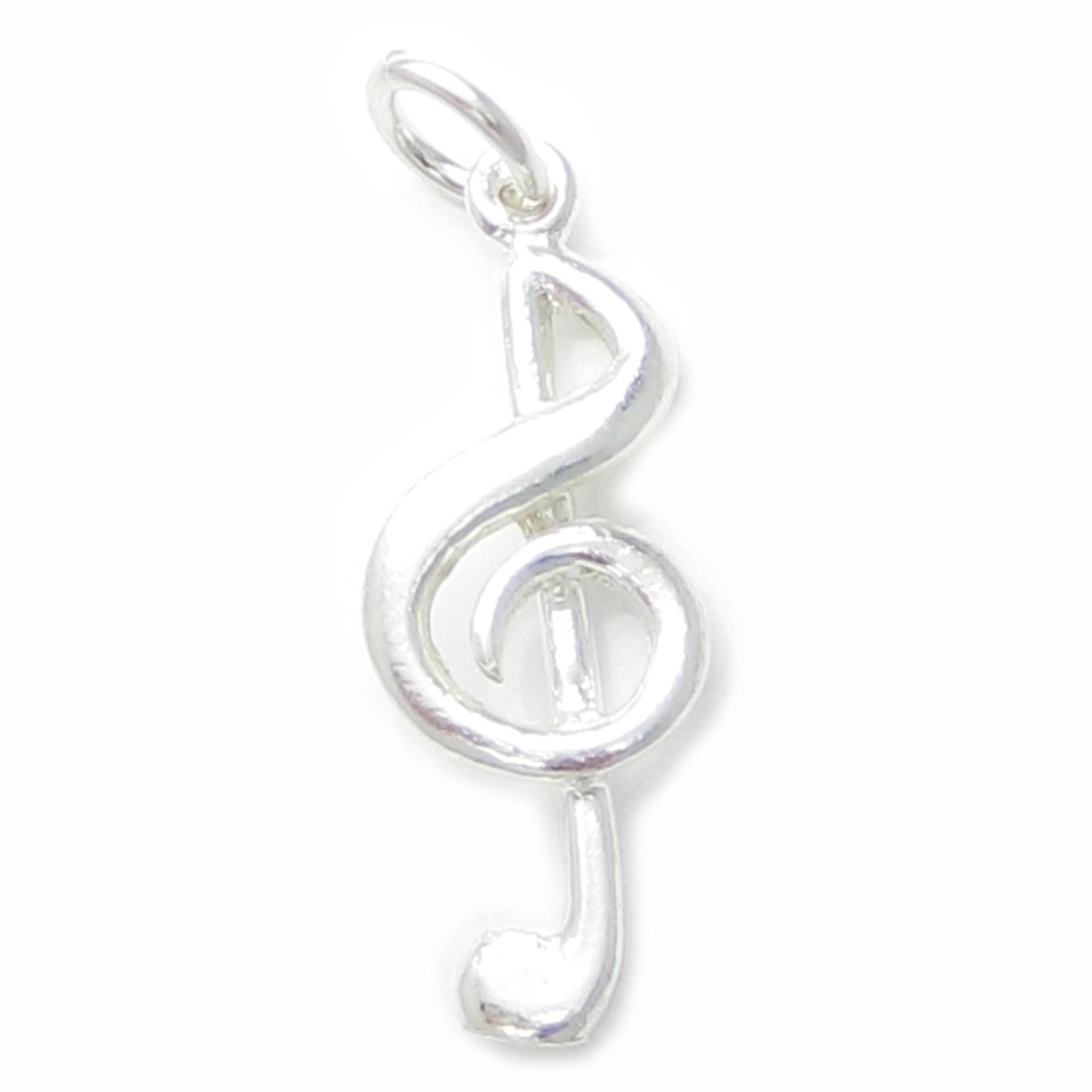 Maldon Jewellery Treble Clef sterling silver charm pendant .925 x 1 Music charms Pendants