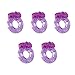 Lumenon Set of 5 Cock Penis Electric Vibrating Pleasure Ring
