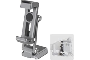SMALLRIG Metal Phone Mount with Baseplate for Arca-Swiss,Compatible for DJI RS 4 Mini & RS 3 Mini, Phone Mount Adapter Support Free Adjustment Joints, Phone Tripod Mount for iPhone 17/16/15-5338