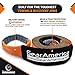 GearAmerica Heavy Duty Recovery Tow Strap | 35,000 lbs (17.5 Tons) Strength | 3