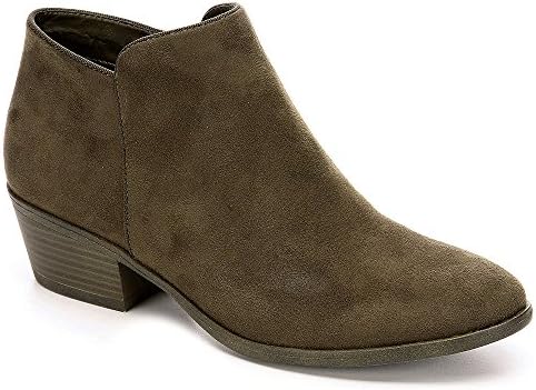XAPPEAL Womens Stewart Low Heel Ankle Cut Bootie Shoes