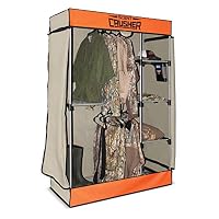 Scent Crusher Flexible Hunter Closet with Ozone Generator, Destroys Odors Within 30 mins, Great for Storage in Basements, Garages & Hunting Camps