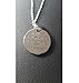 bestwishes2u Retro Sun Alphabet Lettering Silver Necklace Mother an Son Pendant Chain Necklace Jewelry