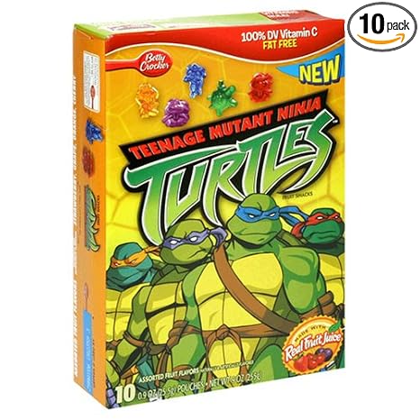 Betty crocker Fruit snacks teenage mutant ninja turtles (016000431447)